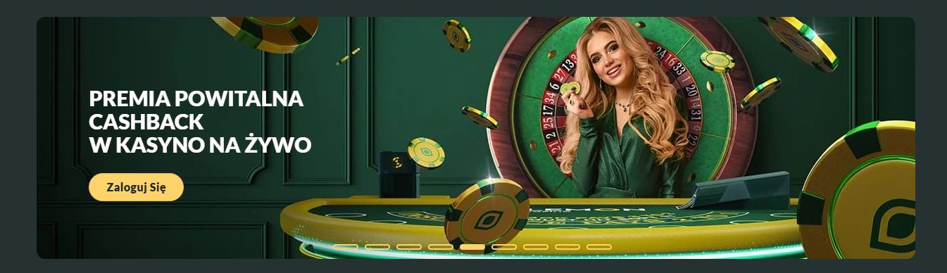 Zdobądź cashback grając w kasynie na żywo