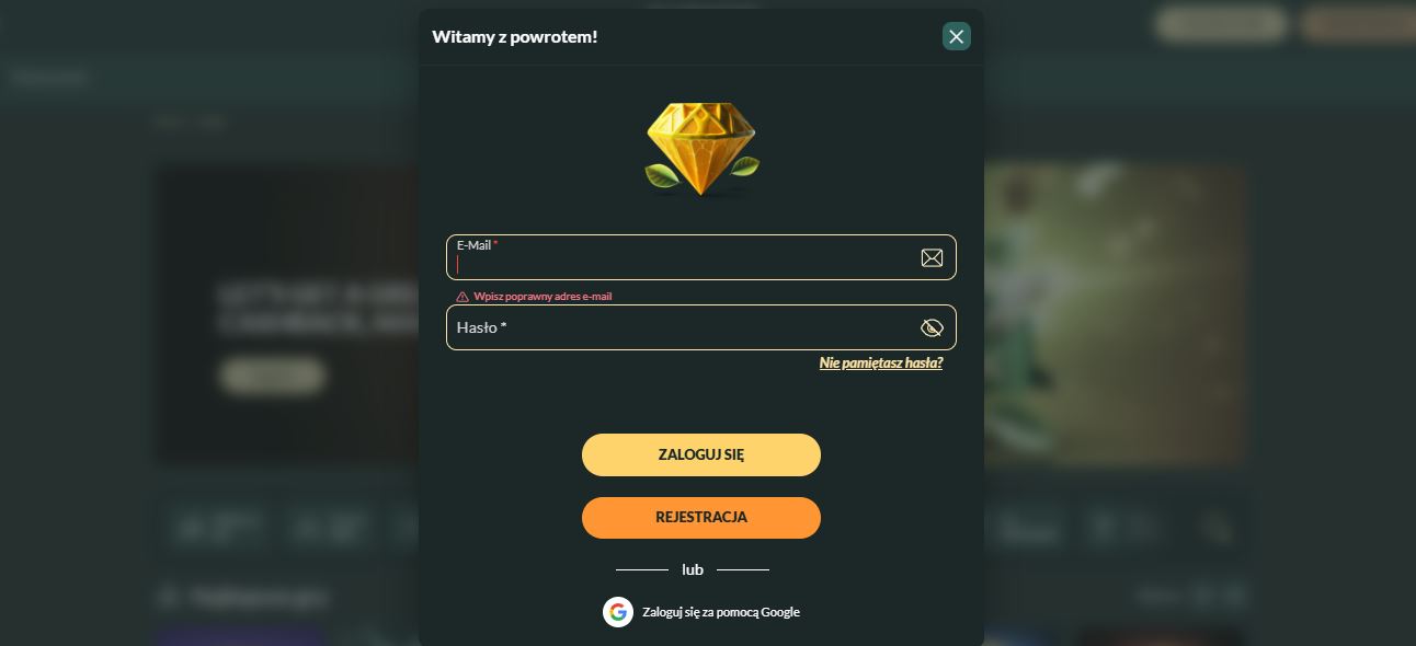 Register new account and claim 100% bonus up to 3000PLN